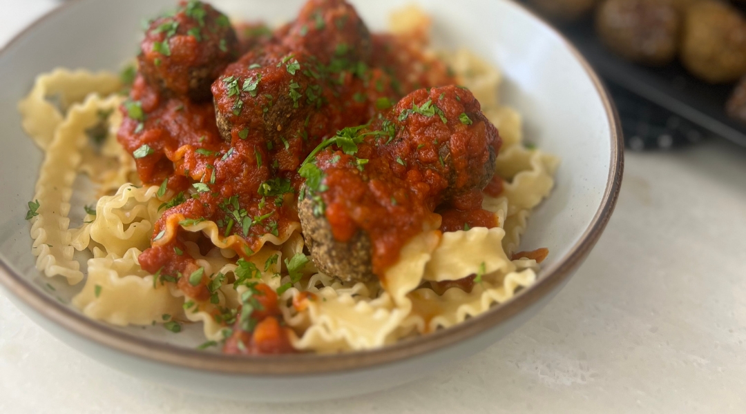 Vegan Mushroom Meatballs